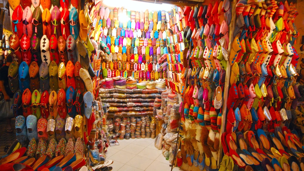 shop of colorful shoes