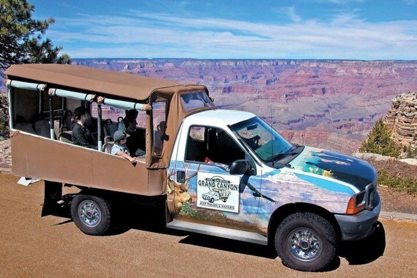 3 Hour Off-Road Sunset Safari to Grand Canyon with Entrance Gate Detour 