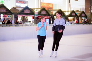 Ice Skating In The Dubai Mall