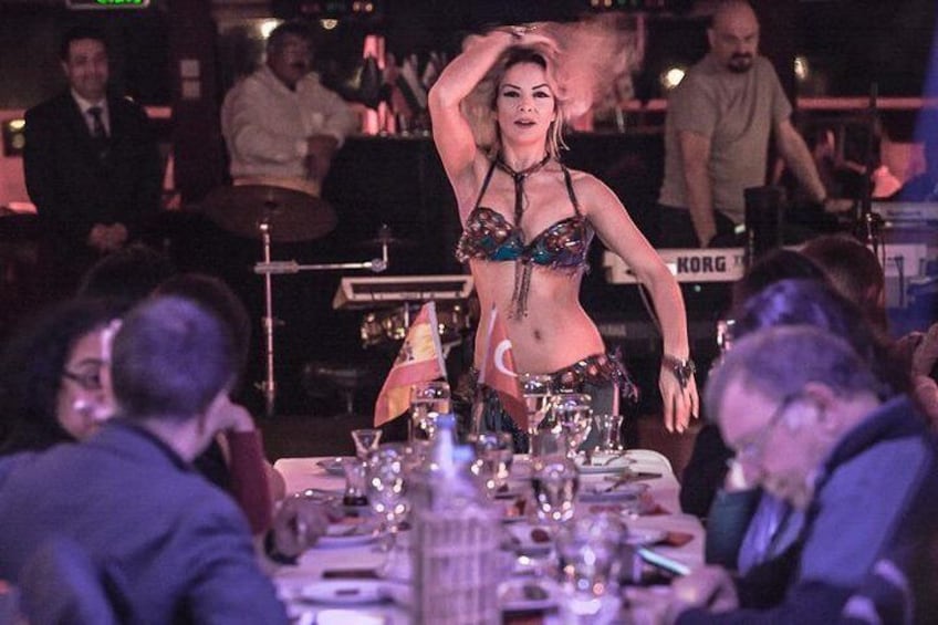 Belly Dancer at Bosphorus Dinner Cruise