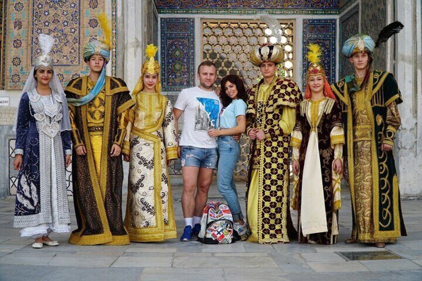 Traditional ancient Uzbek Cloth 