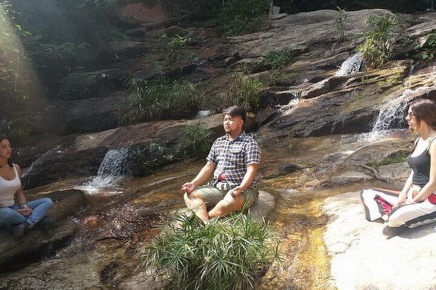 Half Day, Monk Chat Meditation Retreat on Waterfall Temple, Chiang Mai, Thailand