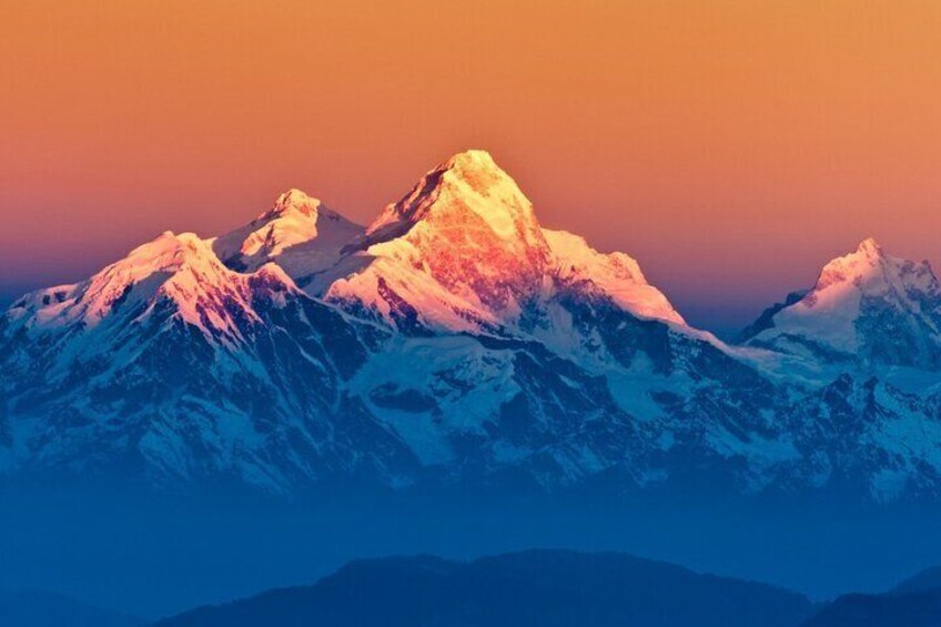 Mountain views from the himalaya