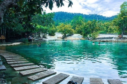 All day Krabi Jungle Tour (Hot Spring Water, Emerald Pool, Tiger Cave Templ...
