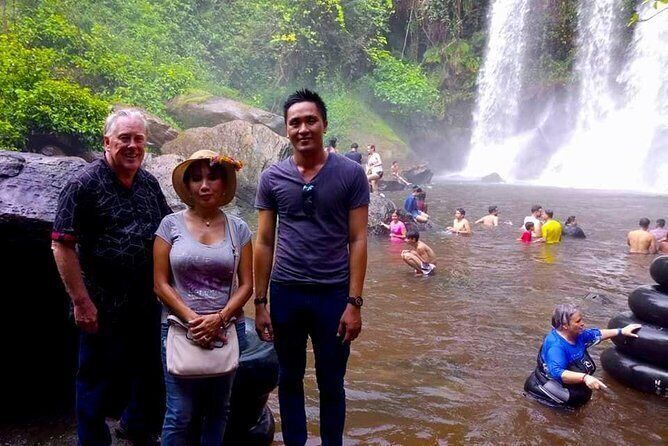 Phnom Kulen Tour,Waterfalls,1000 Linga River,Reclining Buddha and Tonle ...