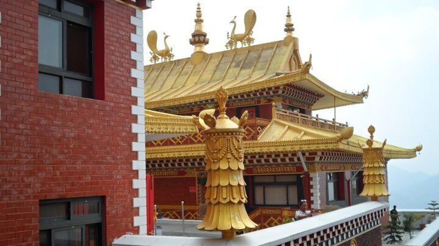 The beautiful monastery of Namobuddha.
