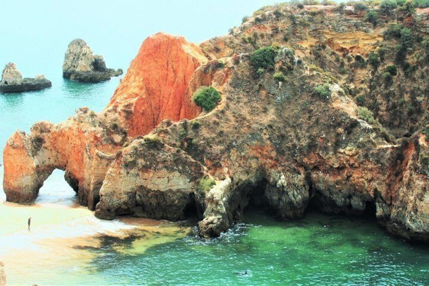 Visit Secret Caves, Hidden Beaches and Snorkeling in Alvor, Portugal