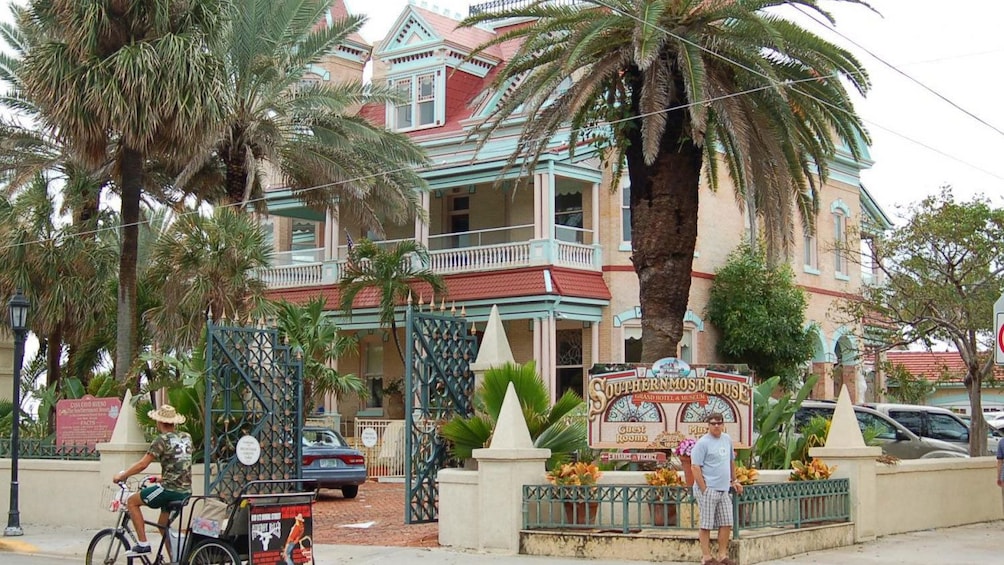 A colorful historical home in Key West