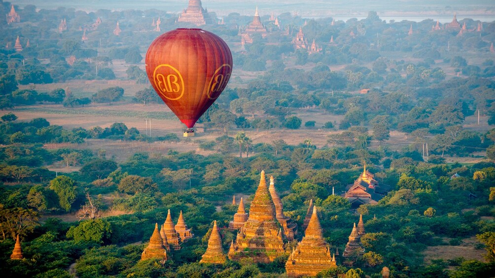 Hot Air Balloon over Bagan