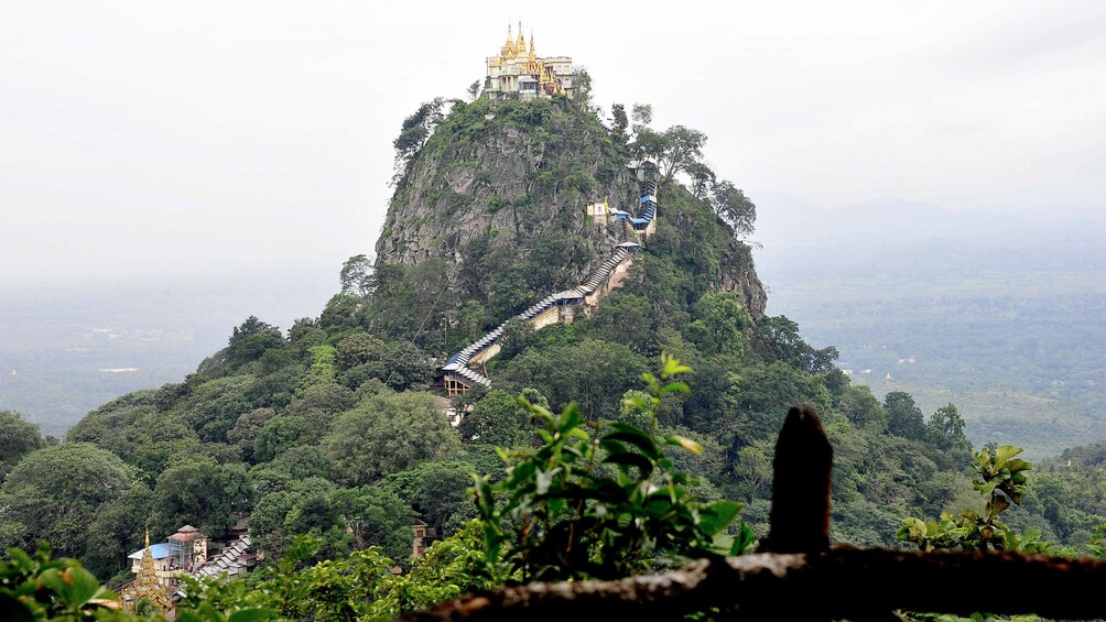 Mount Popa Volcano in Myanmar