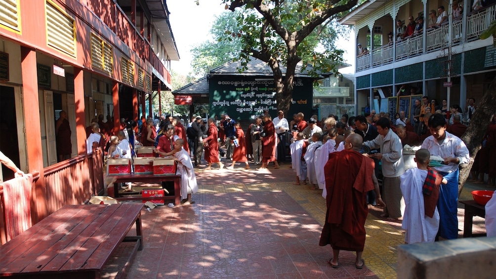 Buddhist Mahagandayon in Mandalay 