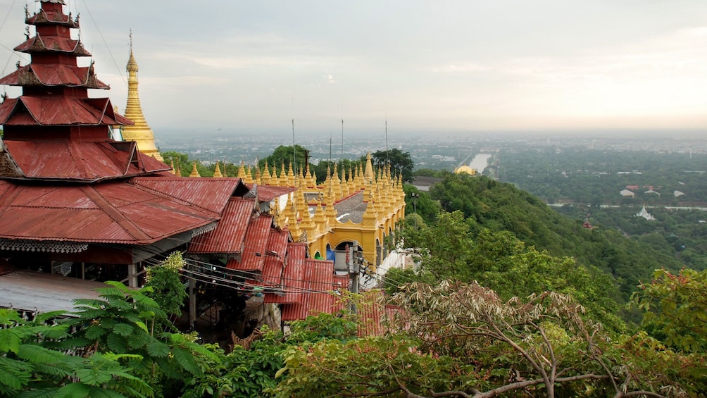 Stunning view above Mandalay Hill