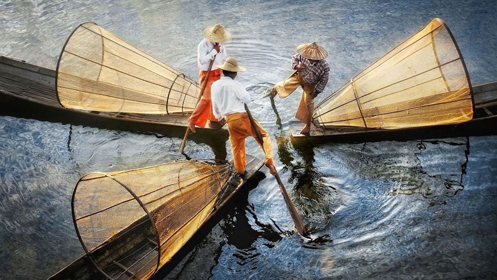 Painting of Inle Lake 