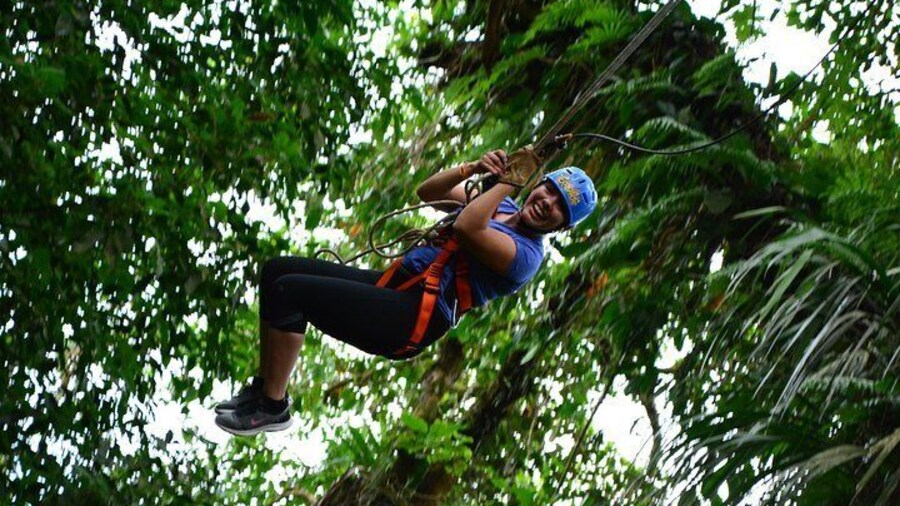Tarzan Swing in Zipline Tour