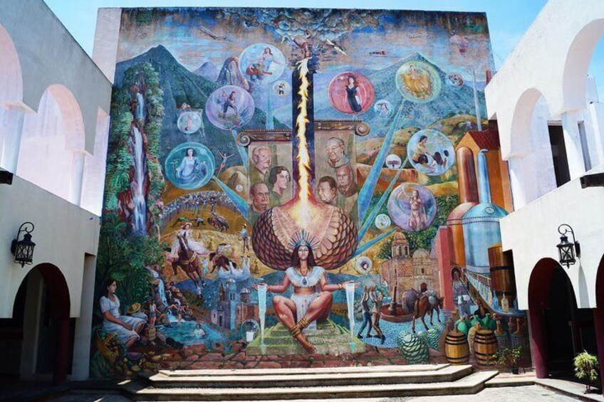 History of Tequila Mural