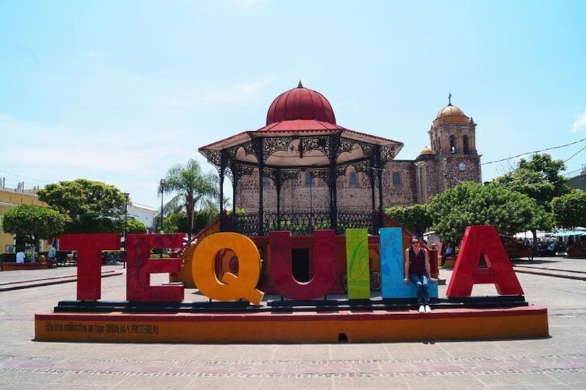 Tequila welcome sign