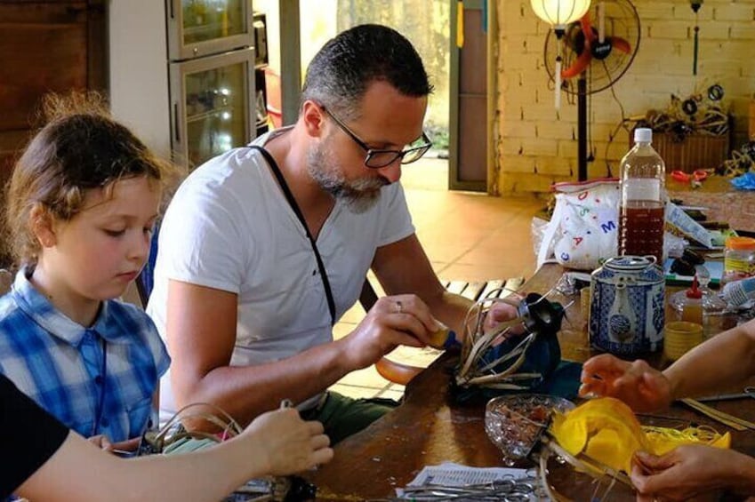 Pottery Making - Lantern Making Class - Basket Boat Ride to visit Coconut Jungle