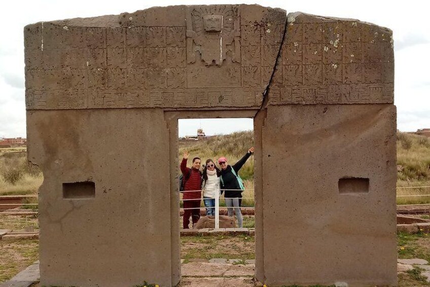 Tiwanaku Archaeological site and Lake Titikaka