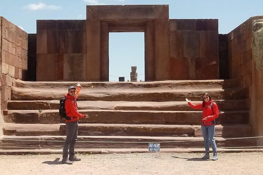 Tiwanaku Archaeological site and Lake Titikaka