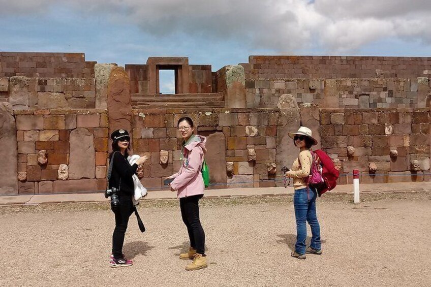 Tiwanaku Archaeological site and Lake Titikaka