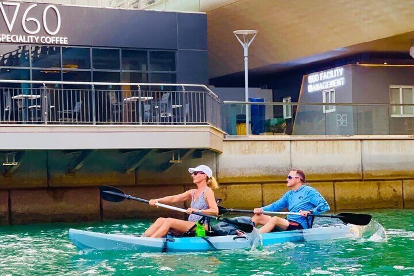 Bahrain Bay Kayaking - it was amazing day with our amazing tourist from USA Kayaking in Bahrain Bay in Bahrain Full Day & Kayaking Tour