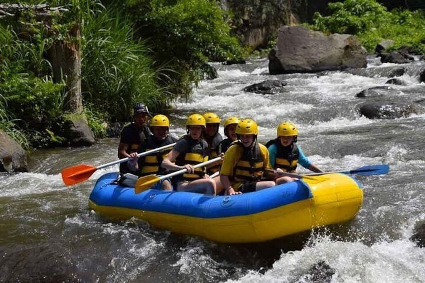 Amazing White Water Rafting at Ayung River Ubud