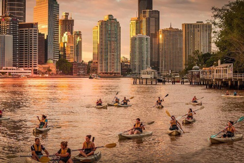 Brisbane City Sunset