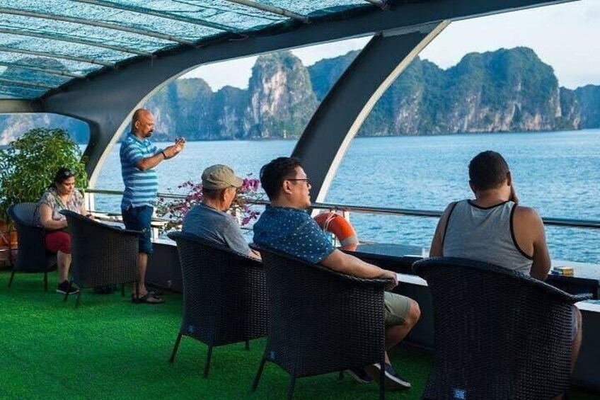 Halong Premium Cruise-Full Day Tour with Lunch, Caving, Titop Hiking,Kayaking...