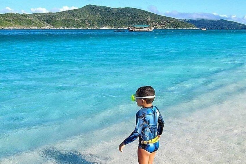 Arraial do Cabo - Boat Tour, Lunch and Guided Transport