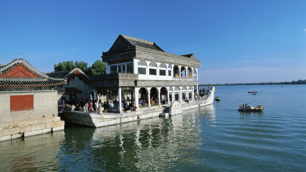 Marble boat at Summer Palace in Beijing