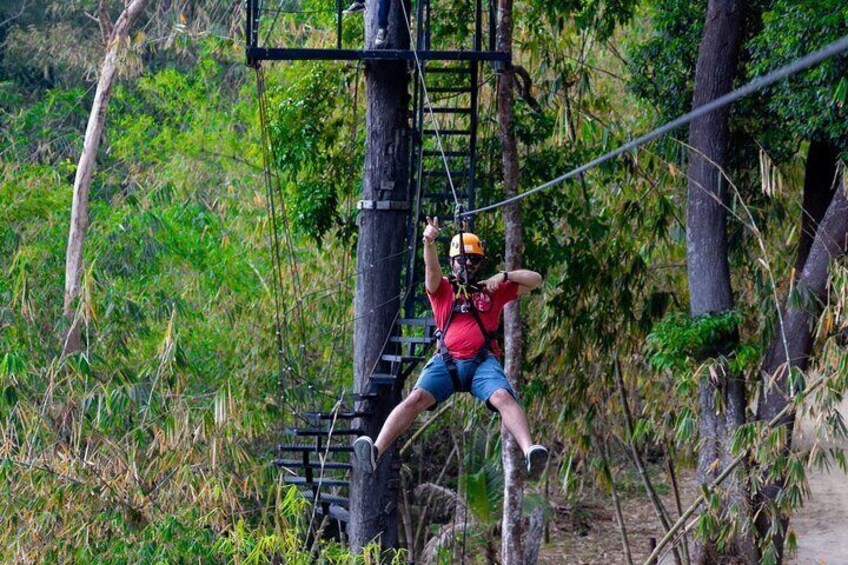 ATV Riding and Zipline Adventure Tour From Phuket 