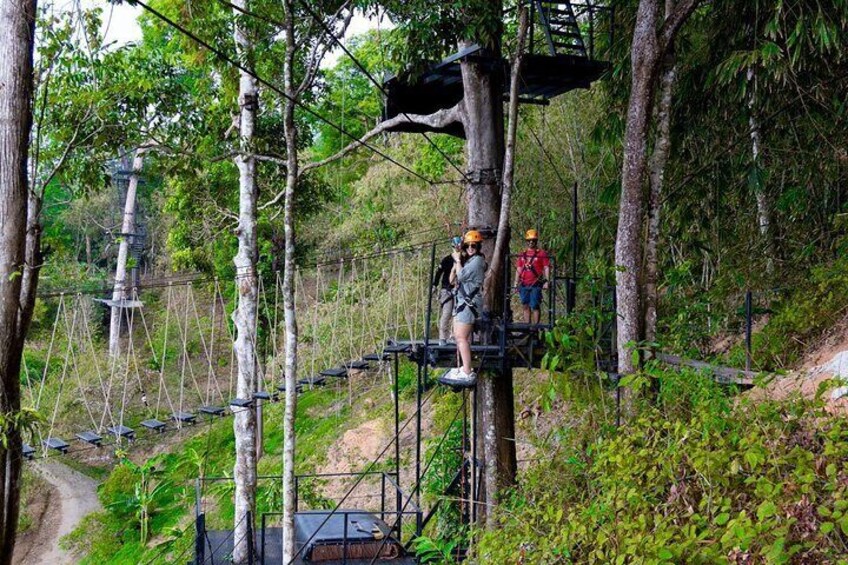 ATV Riding and Zipline Adventure Tour From Phuket 