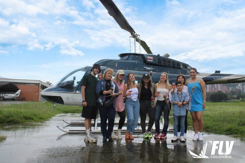 Medellin helicopter tour