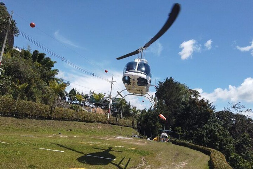 Guatapé helicopter tour