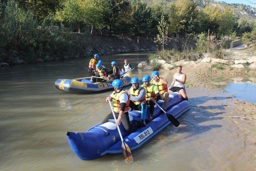 Rafting + paella from 1:00 p.m. to 5:00 p.m.