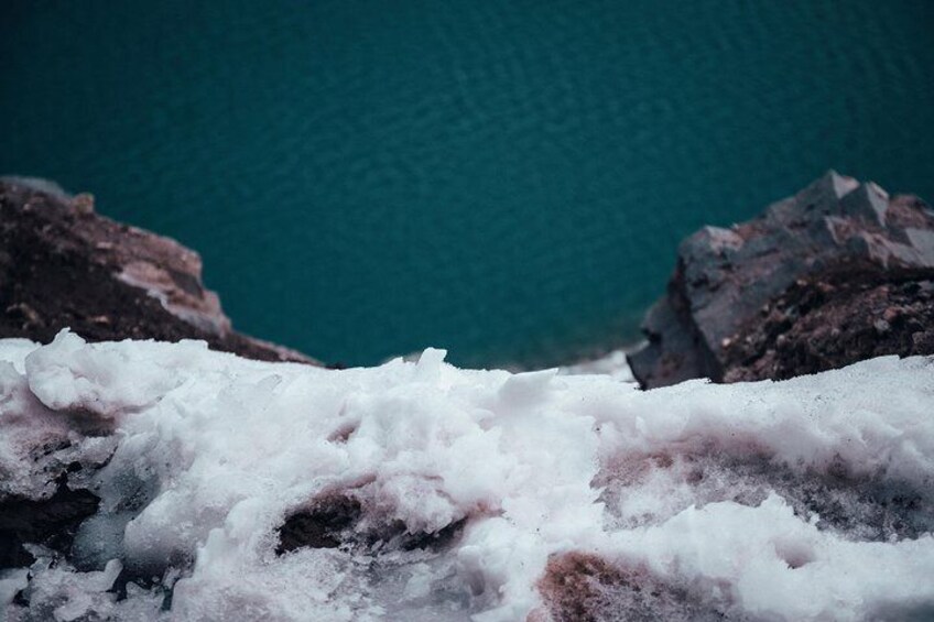 Reservoir plaster + roast in the mountains