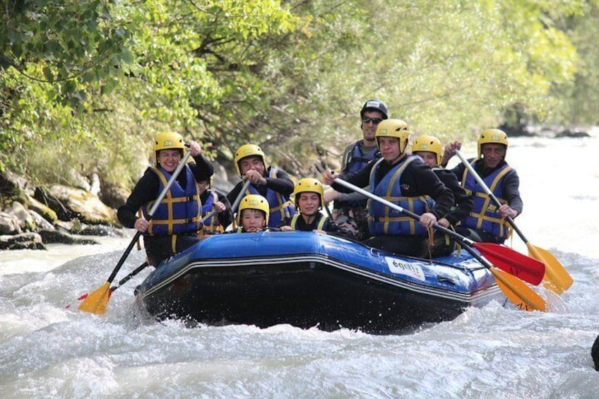 RAFTING - Sports descent (1h30 on the water, from 12 years old)