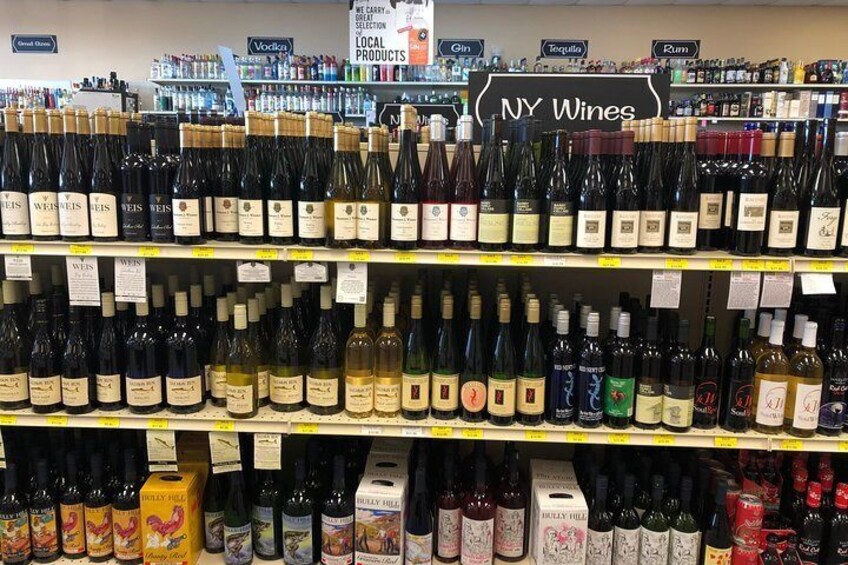 Fingerlakes Wine selection, Wines around the world,