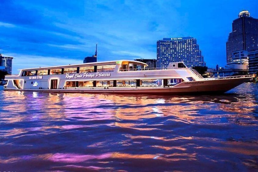 Chao Phraya Princess Dinner Cruise in Bangkok Admission Ticket