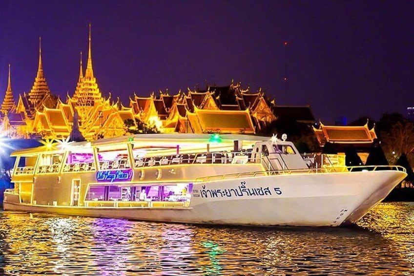 Chao Phraya Princess Dinner Cruise in Bangkok Admission Ticket (SHA Plus)