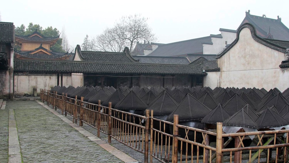 large fermentation jars in Wuzhen