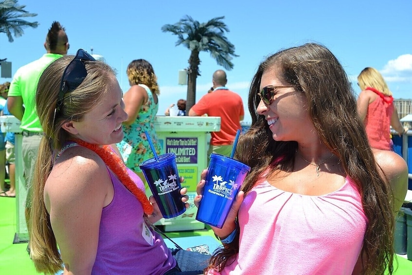 Wild Dolphin Exploration Boat Ride and Clearwater Beach Day 