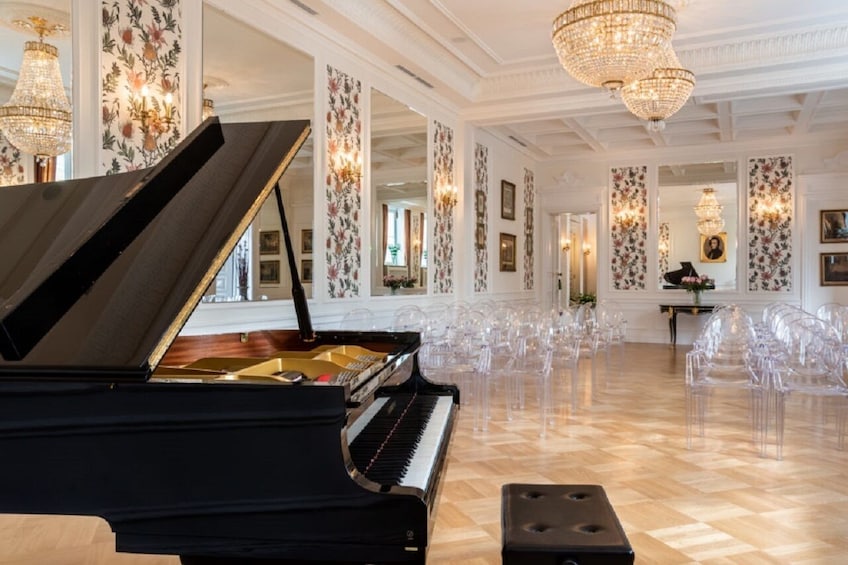  Chopin Concert with glass of champagne 