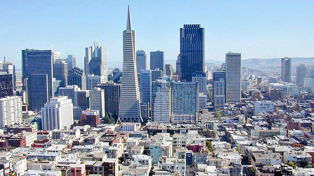 Aerial view of San Francisco
