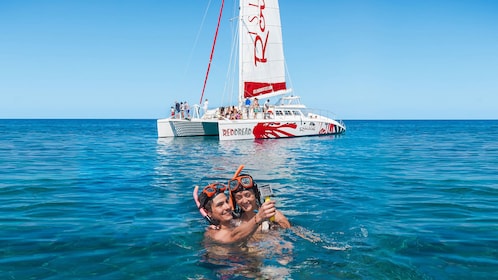 Lover's Rock Zonsondergang Cruise per Catamaran met Cocktails