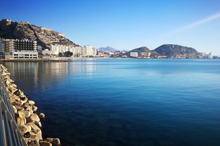 Mediterranean Sea in Alicante. Virtual guided tour Alicante