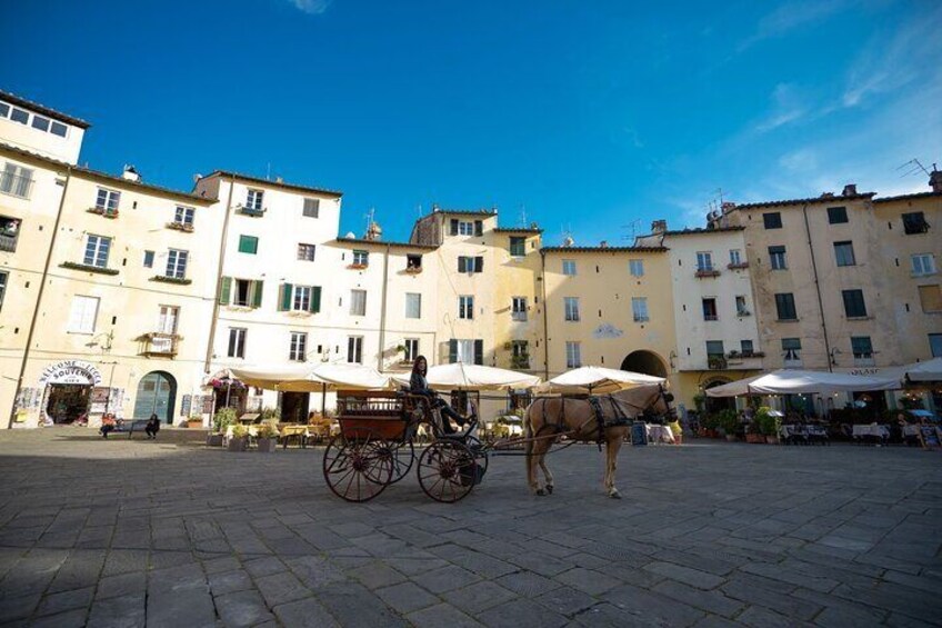 Carriage tour in the historic center of Lucca