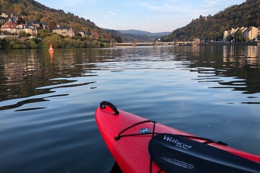 Kayak-Tour in Heidelberg on river Neckar