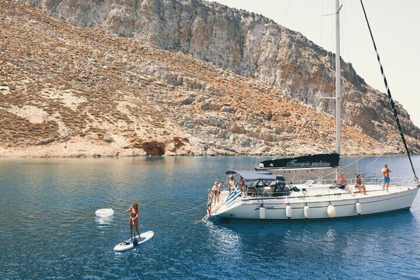 SAILING full day island DIA with lunch from Heraklion