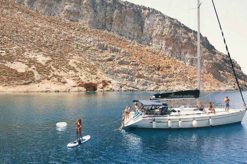 SAILING full day island DIA with lunch from Heraklion